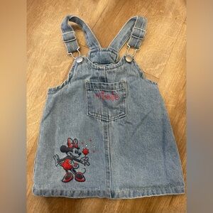 Disney Minnie Mouse Denim Overall Dress
